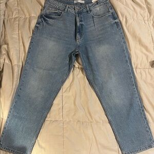 Zara Light Blue Boyfriend Jeans
